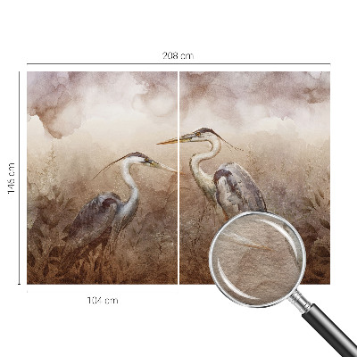 Dekoracyjna fototapeta na ścianę Dekoracyjna fototapeta na ścianę Eleganckie ptaki