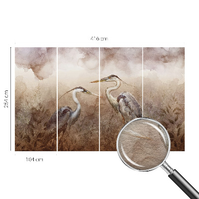 Dekoracyjna fototapeta na ścianę Dekoracyjna fototapeta na ścianę Eleganckie ptaki