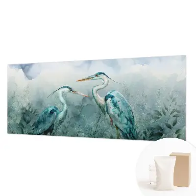Fototapeta fizelinowa do sypialni z motywem ptaków w naturalnym stylu