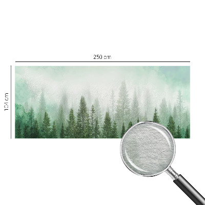 Fototapeta fizelinowa z nadrukiem Wilk w lesie