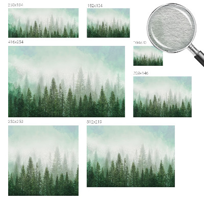 Fototapeta fizelinowa z nadrukiem Wilk w lesie