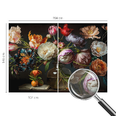 Tapeta fotograficzna z motywem kwiatu w formie bukietu