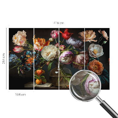 Tapeta fotograficzna z motywem kwiatu w formie bukietu