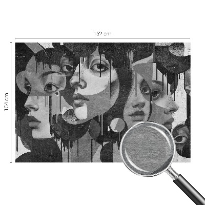 Tapeta fotograficzna fizelinowa Tapeta fotograficzna fizelinowa Kobiece twarze