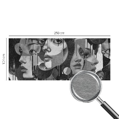 Tapeta fotograficzna fizelinowa Tapeta fotograficzna fizelinowa Kobiece twarze