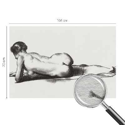 Fototapeta fizelinowa z nadrukiem Fototapeta fizelinowa z nadrukiem Subtelny akt