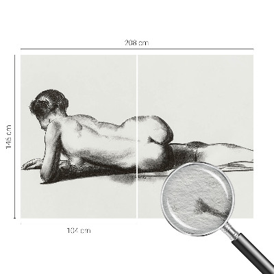 Fototapeta fizelinowa z nadrukiem Fototapeta fizelinowa z nadrukiem Subtelny akt