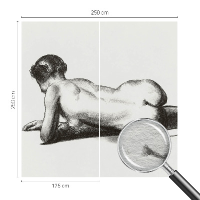 Fototapeta fizelinowa z nadrukiem Fototapeta fizelinowa z nadrukiem Subtelny akt