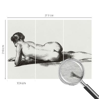 Fototapeta fizelinowa z nadrukiem Fototapeta fizelinowa z nadrukiem Subtelny akt