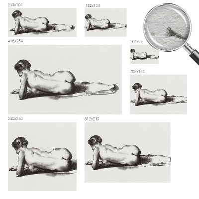 Fototapeta fizelinowa z nadrukiem Fototapeta fizelinowa z nadrukiem Subtelny akt