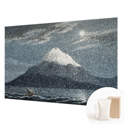 Nowoczesna fototapeta do salonu Księżycowa noc