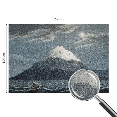 Nowoczesna fototapeta do salonu Nowoczesna fototapeta do salonu Księżycowa noc