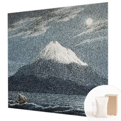 Nowoczesna fototapeta do salonu Nowoczesna fototapeta do salonu Księżycowa noc