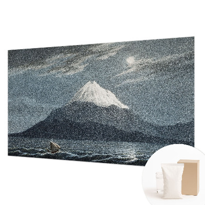 Nowoczesna fototapeta do salonu Nowoczesna fototapeta do salonu Księżycowa noc