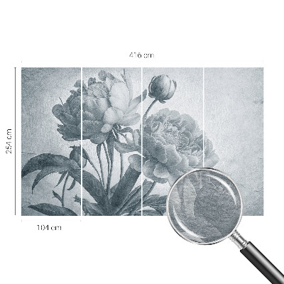 Tapeta fotograficzna Kwiatowy szyk