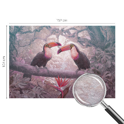 Tapeta fotograficzna fizelinowa Egzotyczna para