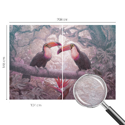 Tapeta fotograficzna fizelinowa Egzotyczna para