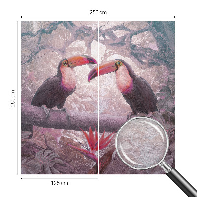 Tapeta fotograficzna fizelinowa Egzotyczna para