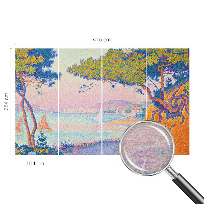 Fototapeta fizelinowa do sypialni Fototapeta fizelinowa do sypialni Kolorowy pejzaż