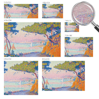 Fototapeta fizelinowa do sypialni Fototapeta fizelinowa do sypialni Kolorowy pejzaż