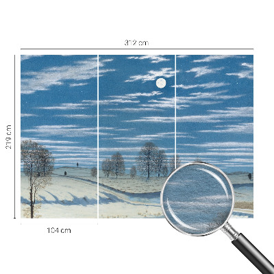 Tapeta fotograficzna Tapeta fotograficzna Zimowy pejzaż