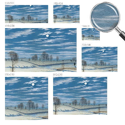 Tapeta fotograficzna Tapeta fotograficzna Zimowy pejzaż