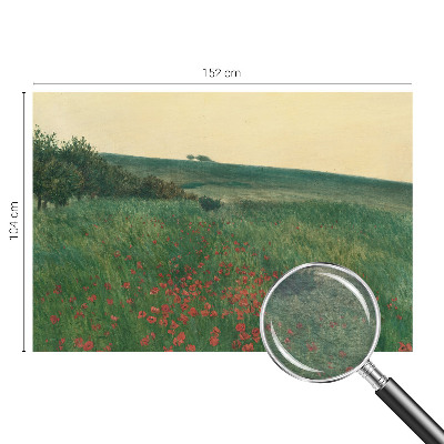 Tapeta fotograficzna fizelinowa z motywem makowych pól