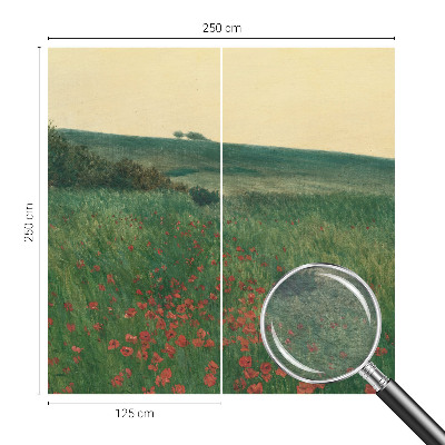 Tapeta fotograficzna fizelinowa Tapeta fotograficzna fizelinowa Makowe pola