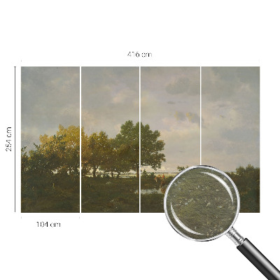 Dekoracyjna fototapeta na ścianę Leśny pejzaż