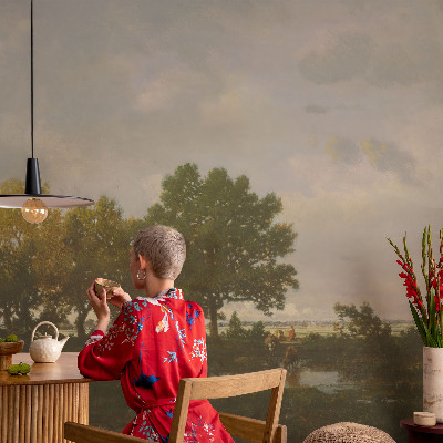 Dekoracyjna fototapeta na ścianę Leśny pejzaż