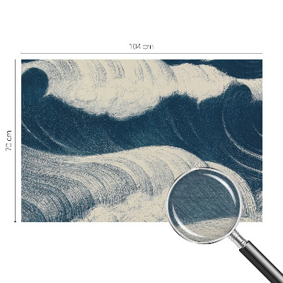 Nowoczesna fototapeta do salonu Nowoczesna fototapeta do salonu Morskie fale