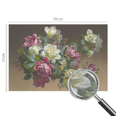 Fototapeta fizelinowa do sypialni Fototapeta fizelinowa do sypialni Kwiatowa elegancja