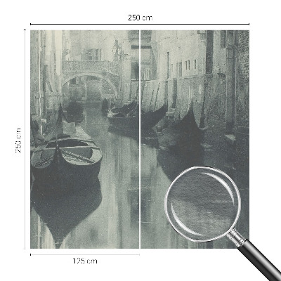 Fototapeta fizelinowa z nadrukiem z motywem starego kanału