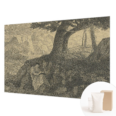 Tapeta fotograficzna Tapeta fotograficzna Czytająca postać