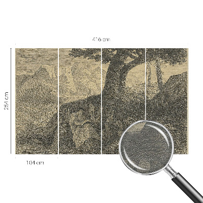 Tapeta fotograficzna Tapeta fotograficzna Czytająca postać