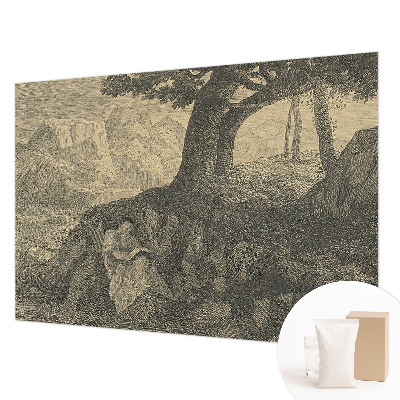 Tapeta fotograficzna Tapeta fotograficzna Czytająca postać