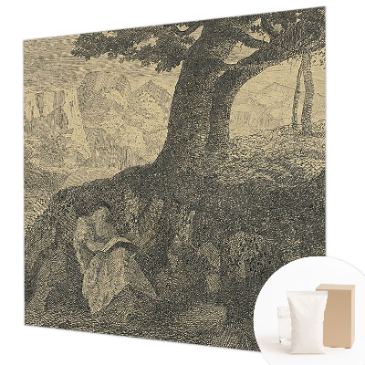 Tapeta fotograficzna Tapeta fotograficzna Czytająca postać