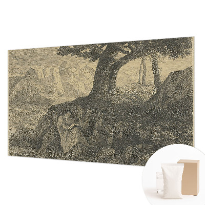 Tapeta fotograficzna Tapeta fotograficzna Czytająca postać