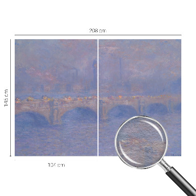 Fototapeta fizelinowa do sypialni Fototapeta fizelinowa do sypialni Niebieski most