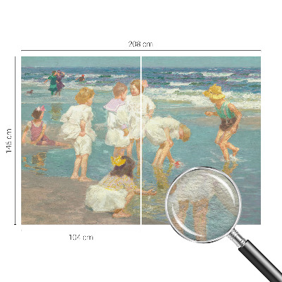Tapeta fotograficzna fizelinowa z motywem plażowego dzieciństwa