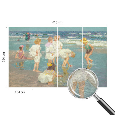 Tapeta fotograficzna fizelinowa z motywem plażowego dzieciństwa