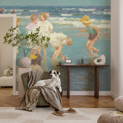 Tapeta fotograficzna fizelinowa Tapeta fotograficzna fizelinowa Plażowe dzieciństwo