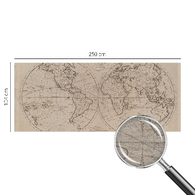 Dekoracyjna fototapeta na ścianę Dekoracyjna fototapeta na ścianę Stara mapa