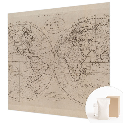 Dekoracyjna fototapeta na ścianę Dekoracyjna fototapeta na ścianę Stara mapa