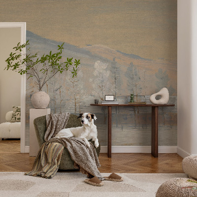 Tapeta fotograficzna Zimowa sceneria