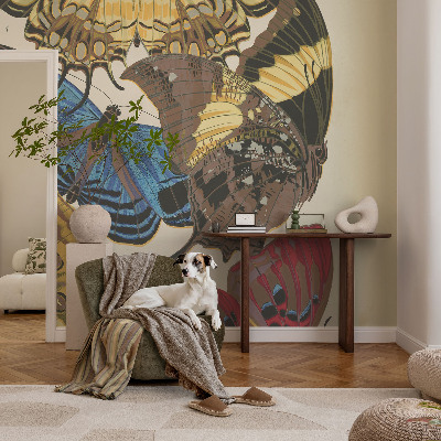 Fototapeta na ścianę z motywem motyli inspirowanych naturą
