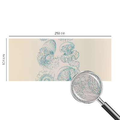 Tapeta fotograficzna fizelinowa Morskie meduzy