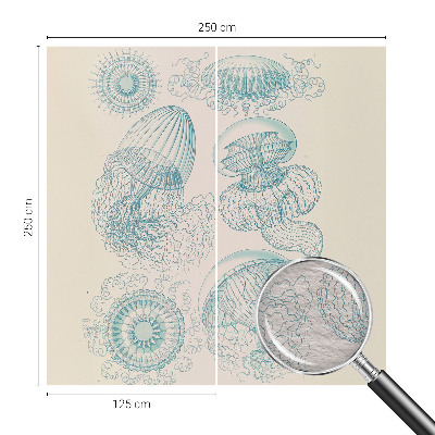 Tapeta fotograficzna fizelinowa z motywem morskich meduz