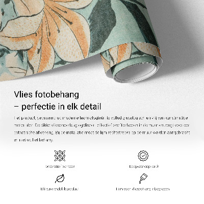 Tapeta fotograficzna fizelinowa z motywem kwiato­wego wieńca