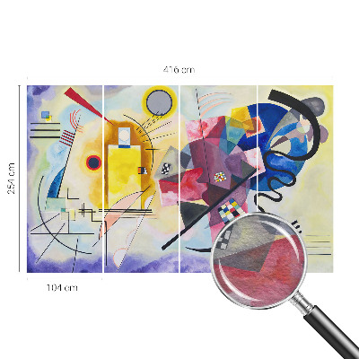 Fototapeta fizelinowa z nadrukiem Fototapeta fizelinowa z nadrukiem Kolorowa abstrakcja